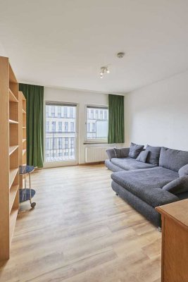 Möblierte 2-Zimmerwohnung mit großem Balkon und Einbauküche in Bestlage Hannover Innenstadt