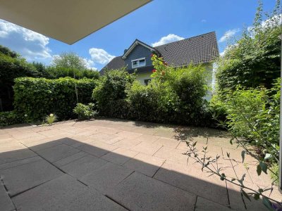 Gut geschnittene 3-Zimmerwohnung mit großer Sonnen-Terrasse und Garten in beliebter Wohngegend