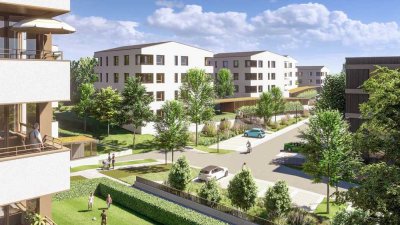 Harmonisch! Neubau-Wohnung mit 3,5 Zimmern und herrlichem Sonnenbalkon