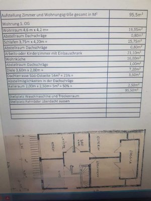 Gepflegte 3-Zimmer-Wohnung mit Balkon in Alfter