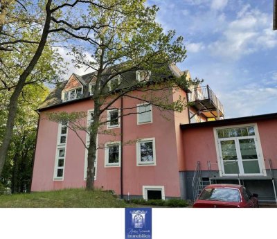 Heimelige Singlewohnung mit Balkon in traumhaft ruhiger und grüner Lage in Radebeul!