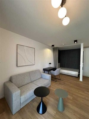 Verfügbar ab sofort! Vollmöbliertes Studio-Apartment mit Terrasse und eigenem Garten!