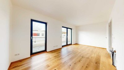 Traumhafte 2-Zimmer-Singlewohnung mit Dachterrasse
