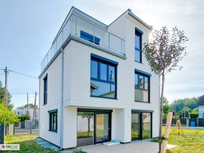 Moderne Eleganz: Erstbezugs-Einfamilienhaus mit Garten in 1220 Wien!