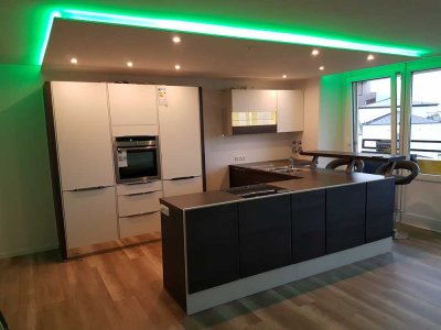 3 Zi Split-Level-Wohnung,Panoramablick,offener Wohn-/Küchenbereich München (Kreis), Unterschleißheim