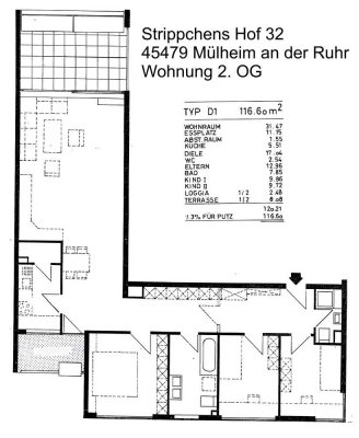 Exklusive 4,5-Zimmer-Wohnung mit großer Südterrasse – Familienfreundlich & Barrierearm – 116 m²
