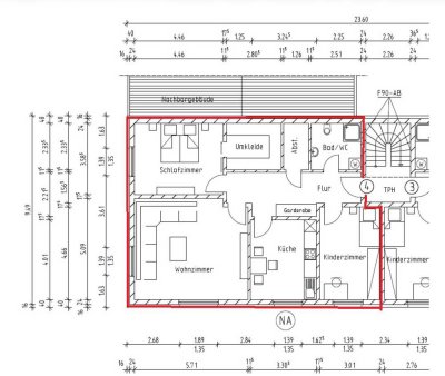Prov. Frei - 3 Zimmer+Garage, Gute AB Anbindung, Fußbodenheizung, Naturstein Fliesen.