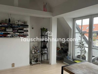 Tauschwohnung: 3 Zimmer + Galerie + Dachterrasse