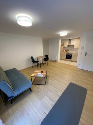 Souterrain 2-Zimmer-Wohnung in Waiblingen, modern teilmöbliert, Einbauküche