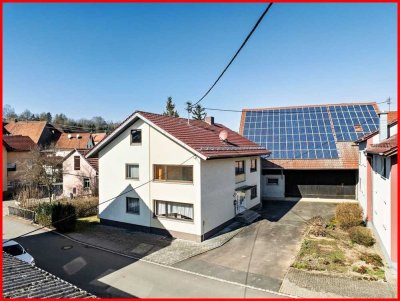 Vielseitiges Wohnhaus mit Scheune und Doppelgarage - Platz für Ihre Ideen!