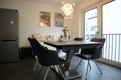 Design trifft Komfort – moderne Wohnung mit 2 Balkonen & TG in Sinsheim