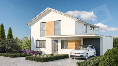 Inkl. Baugrundstück Baufi ab 0,28% Zinsen*KfW300*inkl. Vollkeller und Balkon