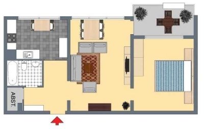 *Renoviert* 2 Zimmer-Wohnung mit Loggia