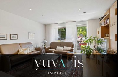 Charmante Erdgeschosswohnung mit 3 Zimmern, zwei Balkonen und Garagenstellplatz