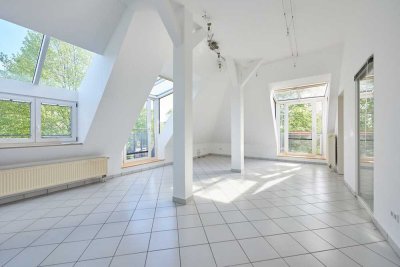 Großzügige Maisonette-Wohnung mit Blick ins Grüne im Scharnhauser Park