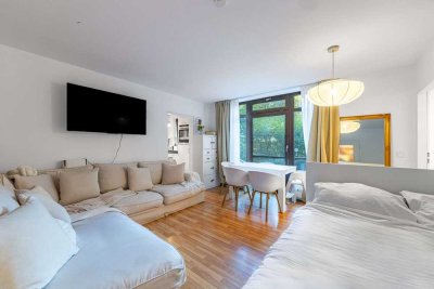 Traumhaft ruhige und moderne 2-Zi.-Terrassenwohnung im beliebten Giesing