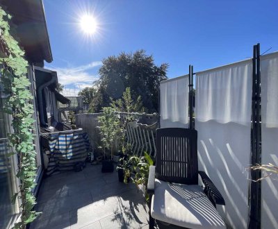 Misburg: gemütliche 2-Zimmer-Wohnung mit Balkon und Dachboden und Garage