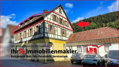 Dachgeschosswohnung - direkt im Zentrum