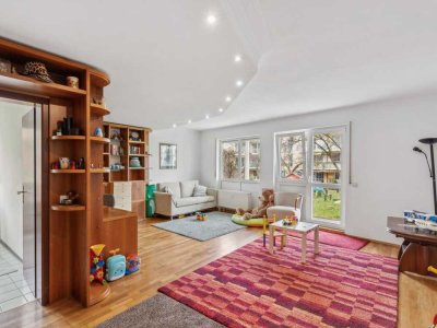 Ruhig gelegene 2-Zimmer-Garten-Terrassenwohnung in Berg am Laim zur Selbstnutzung