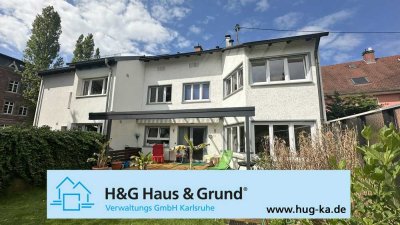 FREIWERDEND! Einfamilienhaus mit großem Garten in absoluter Topp-Lage der Karlsruher Nordstadt