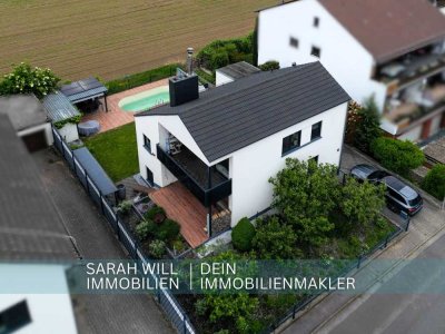 Kernsaniertes Familienhaus mit Pool, Sauna
und guter Autobahnanbindung in Heßheim