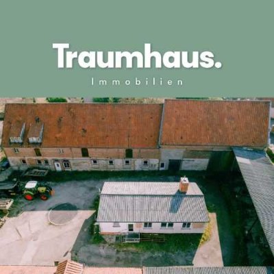 Kleines Wohnhaus und Platz für Tiere.  Ländlich Wohnen im Huy!
