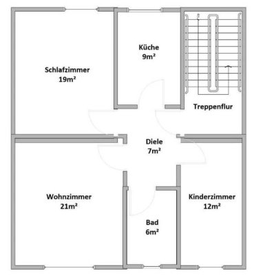 Schöne 3-Zimmer-Wohnung mit hochwertiger Einbauküche, eigenem Garten in ruhiger Lage von Essen-Hols.