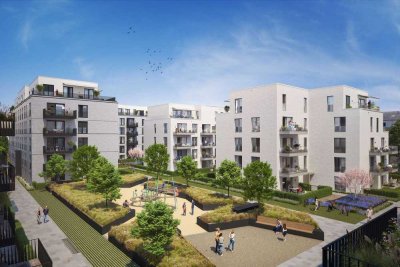 Modern Wohnen nah am Stadtwald: Perfekte 4-Zimmer-Familienwohnung mit Terrasse