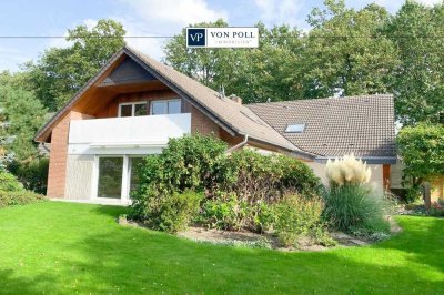 Top Lage an der Dinkel: Renoviertes Haus in Neuenhaus mit großem Garten zur Miete