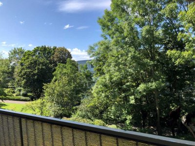 Helle 1-Raum-Wohnung mit Aussicht ins Grüne und Einbauküche