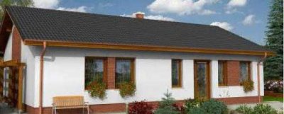 Schöner Bungalow. geräumig Massivneubau incl. Garage und HTR