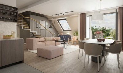 Traumhafte 3-Zimmer Neubau Maisonette-Wohnung in Kirchheim a. N. mit Balkon