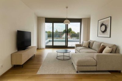 Gemütliche 2-Zimmer Wohnung im Dachgeschoss mit über 40 m² Dachterrasse