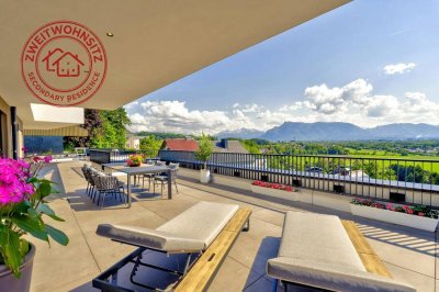 Glasfronten, die mit der Natur verschmelzen!Terrassentraum mit Weitblick