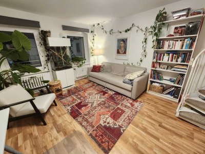 Zweizimmer-Maisonette-Wohnung möbliert ab sofort bis Ende März zu vermieten