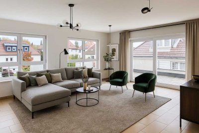 Schöne Penthousewohnung mit atemberaubendem Ausblick