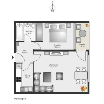 2-Zimmer Wohnung im Zentrum von Kufstein