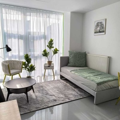 Komfortabel & möbliert: Apartment mit Küche, barrierefreies Bad zu vermieten