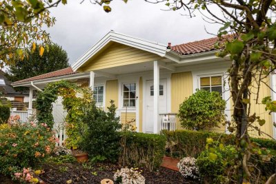 *** BUNGALOW mit offener WOHNKÜCHE und idyllischer VERANDA - DOPPELCARPORT inklusive ***