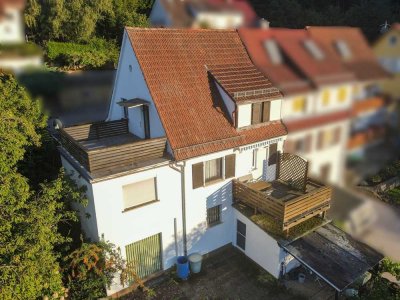 Doppelhaushälfte mit atemberaubenden Ausblick am Wald in Neckargemünd