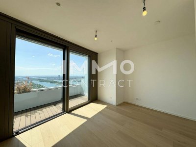 Neue Donau: Studio mit Gym, Pool, Lounges, Billa im Haus (Erstbezug)