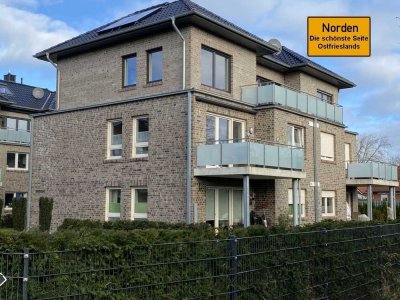 Moderne, auffallend helle Wohnung in zentraler Lage von Norden!