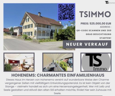 Hohenems: Charmantes Einfamilienhaus mit ca. 160m2 Wohnfläche