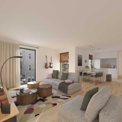 Erstbezug im Neubau - Balkon / Bodenheizung / Dusche & Wanne