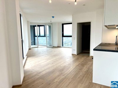 Wohnen im High Five ab 01. Juni ++ 1 Zimmer Wohnung mit Loggia und Fußbodenheizung im 17. OG