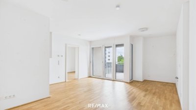 Anlegerhit! 2 Zimmer Wohnung mit großer Loggia und perfekter Anbindung ERSTBEZUG