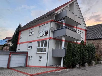 Sonnige 4-Zimmer Wohnung mit Balkon und Garage in Erlenbach