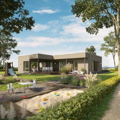 Barrierearm. Modern. Nachhaltig. - Ihr Solution 110 Bungalow in Großkmehlen