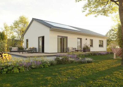 Barrierefreier Wohntraum mit Stil – moderner Bungalow für jedes Lebensalter!