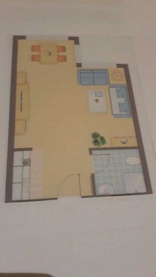 Geschmackvolle, gepflegte 1-Zimmer-Erdgeschosswohnung in Paderborn (Kreis)
